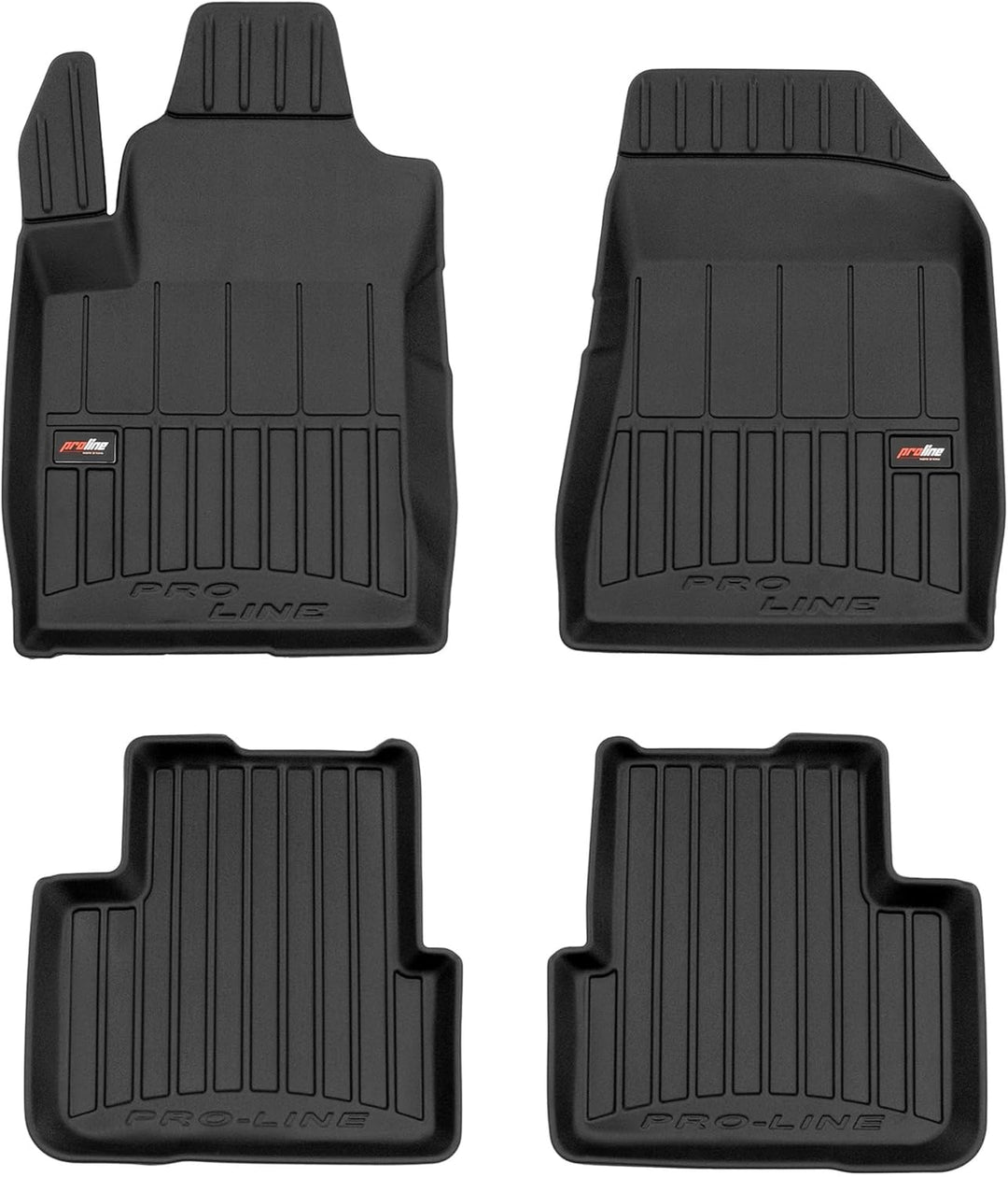 SMK Gummimatten Auto fussmatten Satz für FIAT Bravo II 2007-2014 Erleben Sie einen neuen Standard de