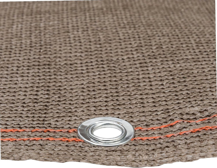 WerkaPro 10831 Sichtschutz Taupe, 220 g/m² verstärkt gewebt 2 m x 10 m, Polyethylen (2 x 10 m) EU ta