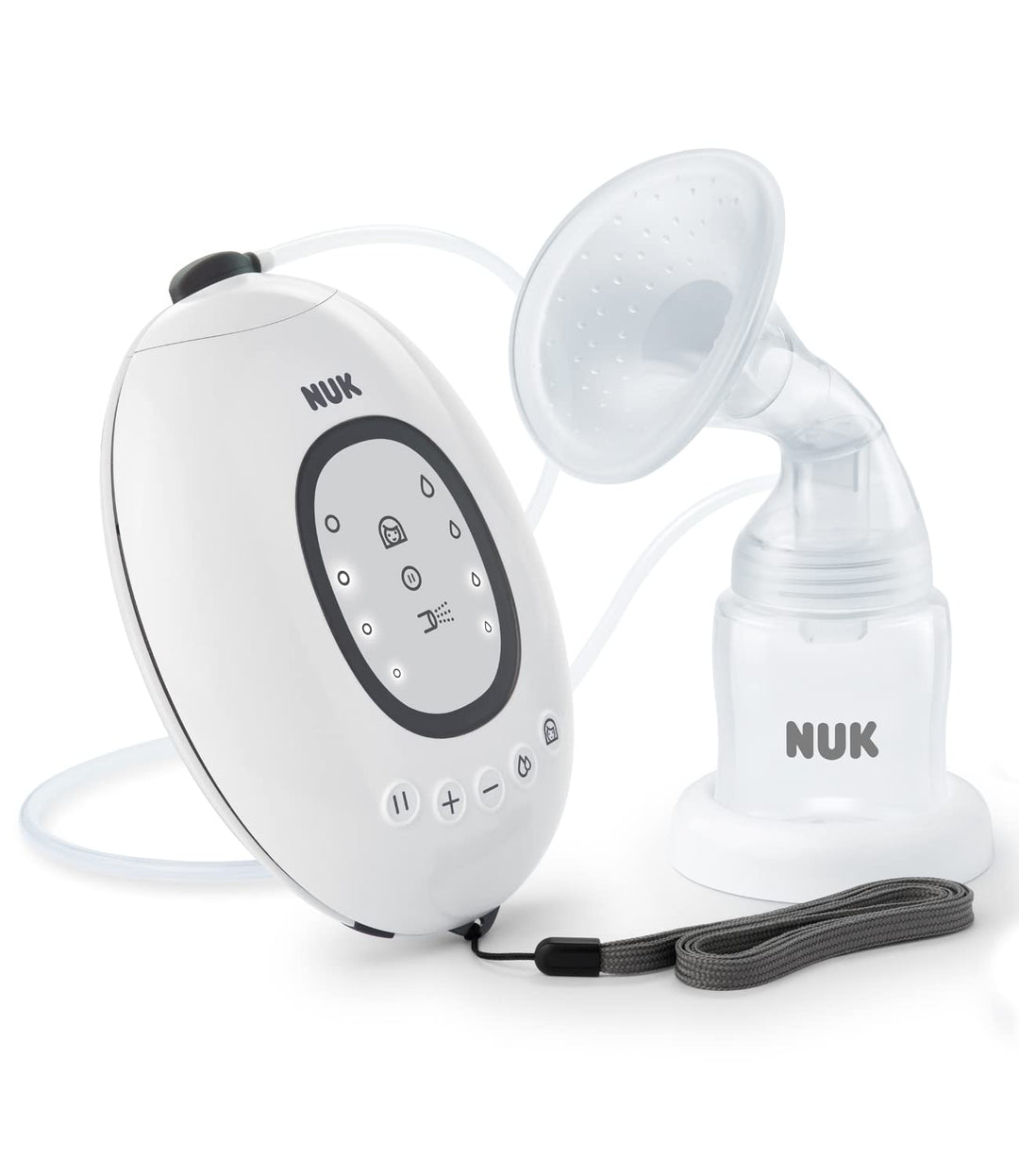 NUK First Choice+ elektrische Milchpumpe, LED-Display und Memory Funktion, inkl. Muttermilchbehälter