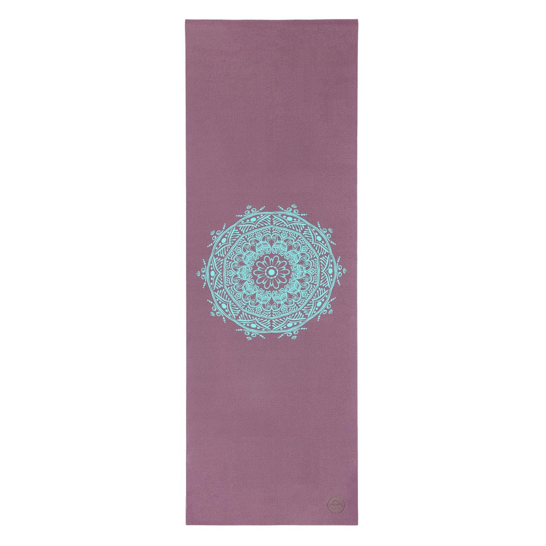 Yogamatte LEELA COLLECTION, viele Farbkombinationen und Design-Prints, Sticky Mat, leichte PVC-Matte