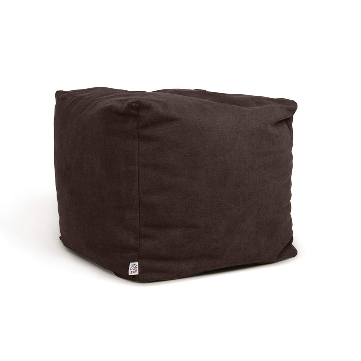 Arketicom Soft Cube, Pouf-Fusshocker, Quadratischer Pouf-Würfel aus Stoff Made in Italy. Design-Pouf