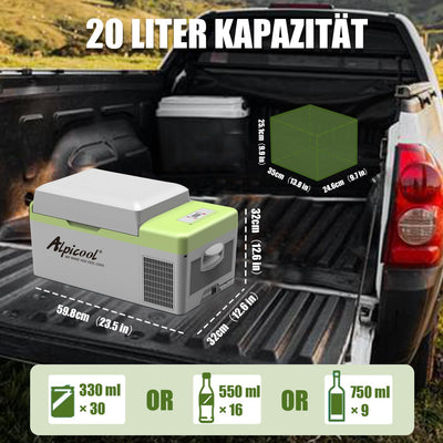 Alpicool Y20 20L Kühlbox 12v Mini Kühlschrank Elektrische Kompressor Auto kühlschrank Camping Gefrie