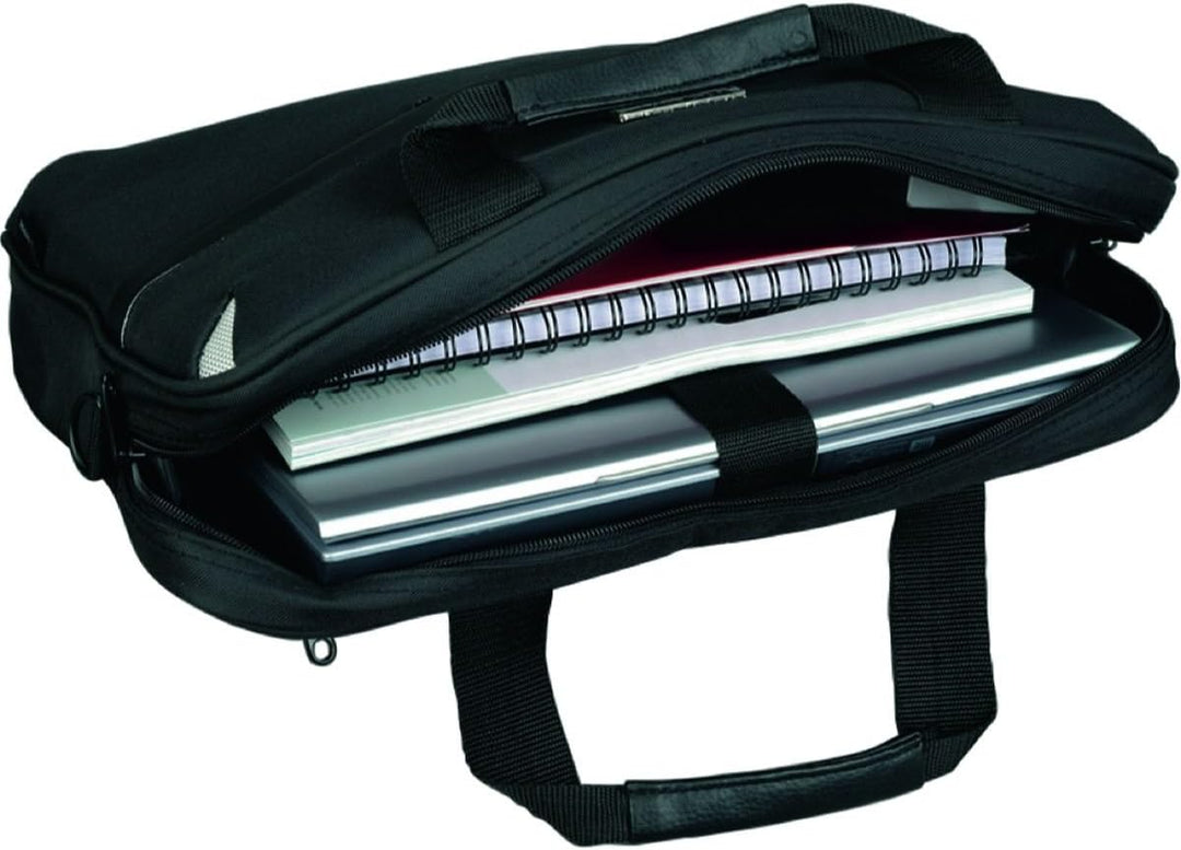Laptoptasche Sierra, aus Polyester, ca. 40 x 30 x 10 cm, schwarz