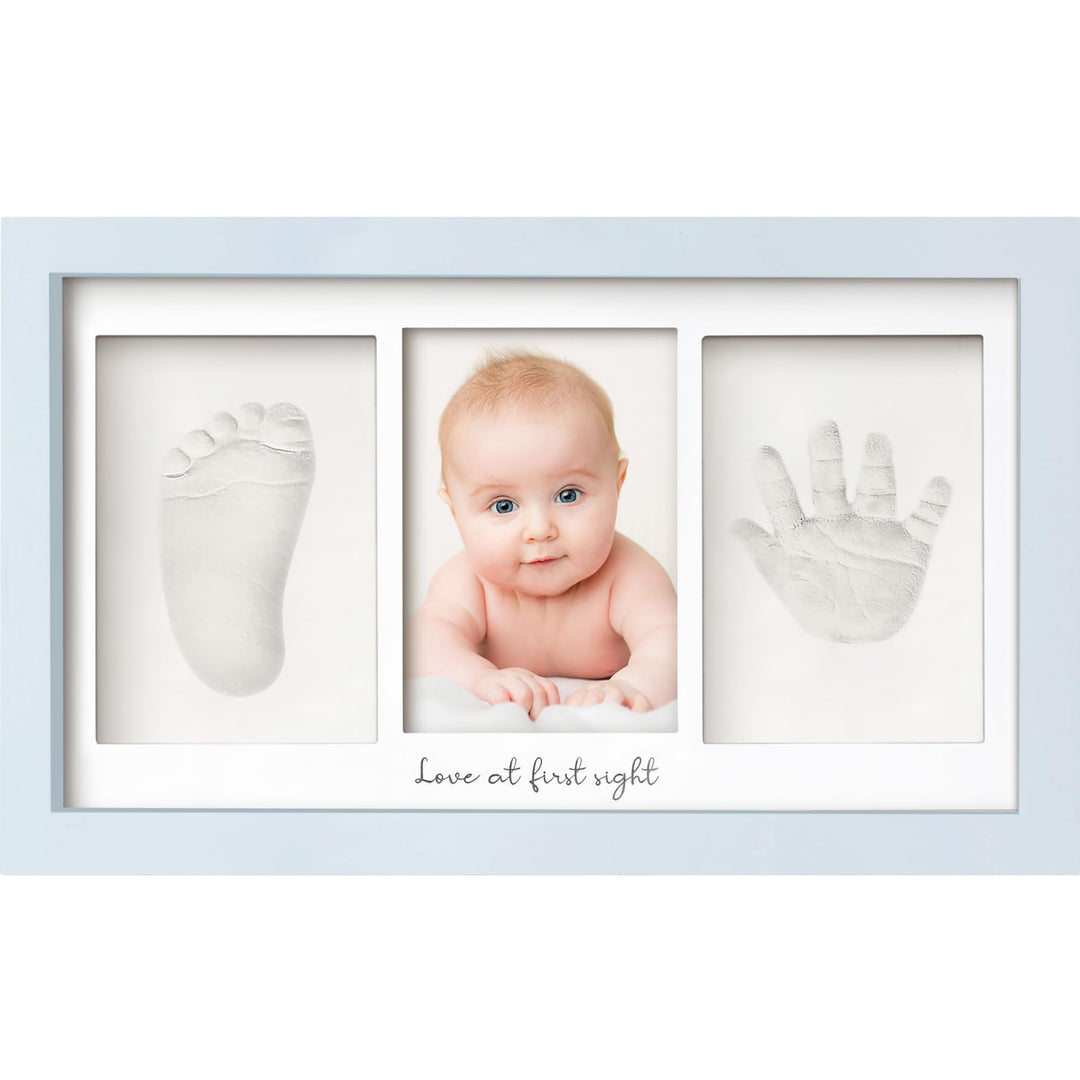 KeaBabies Baby Handabdruck Und Fussabdruck Set - Ton Handabdruck Andenken Rahmen, Neugeborenen Kinde