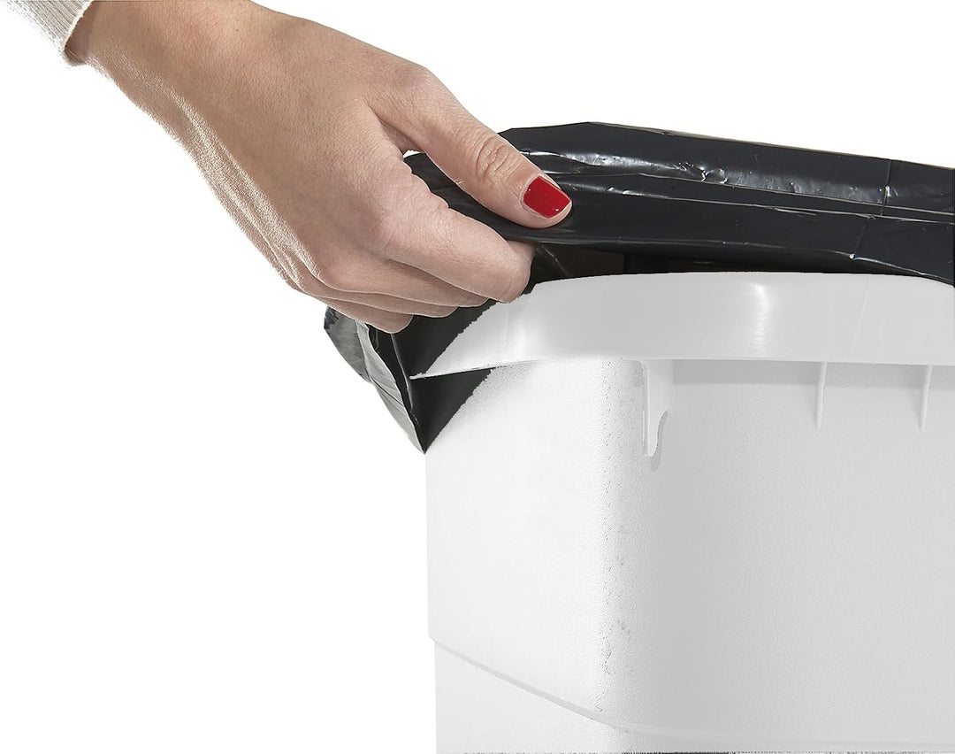 Mobil Plastic - Abfalleimer für Mülltrennung, 80 l, weiss
