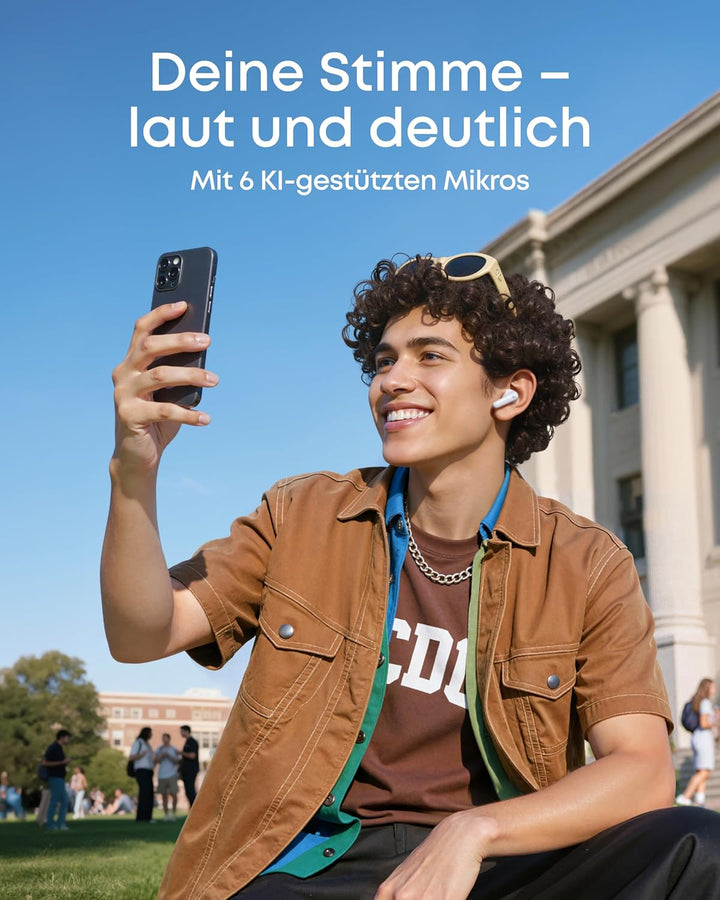 soundcore P31i by Anker, adaptives Noise Cancelling in Echtzeit, Hi-Res Sound, kabellose Bluetooth-K