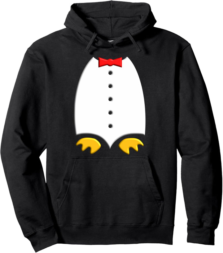 Lustiges Pinguin Verkleidung Kostüm Anzug Tuxedo Pullover Hoodie