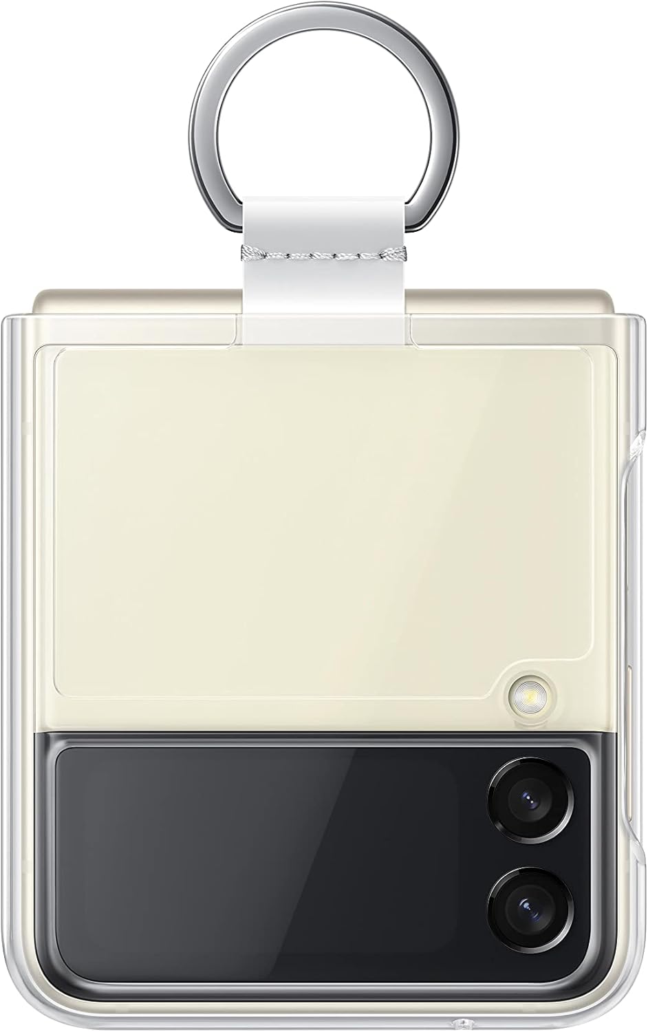 Samsung Galaxy Z Flip 3 Handyhülle Clear Schutzhülle mit Ring Heavy Duty Stossfest Smartphone Protec