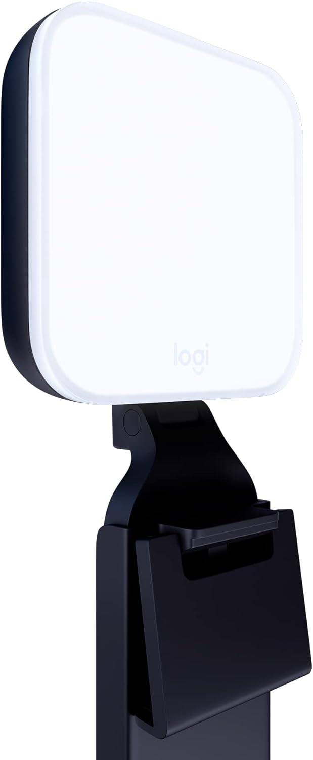 Logitech Litra Glow Premium LED Streaming-Licht mit TrueSoft - Für Videokonferenzen, Zoom-Meetings,