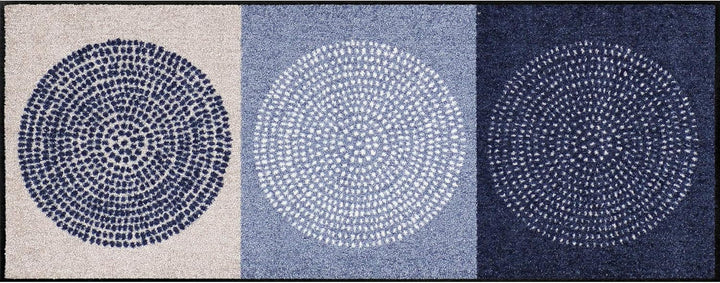 Salonloewe Fussmatte "Nestor" blau Grösse 25x75 cm 25 x 75 cm (Rechteckig) Blau, 25 x 75 cm (Rechtec
