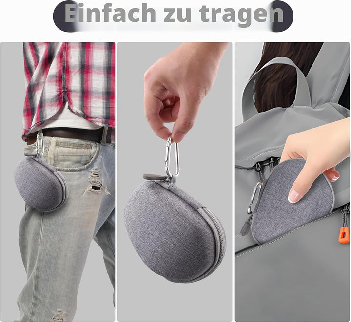 Aenllosi Hartschalen-Schutzhülle für kabellose Logitech MX Master 4/3/3S/2S-Maus, Grau (nur Hülle),