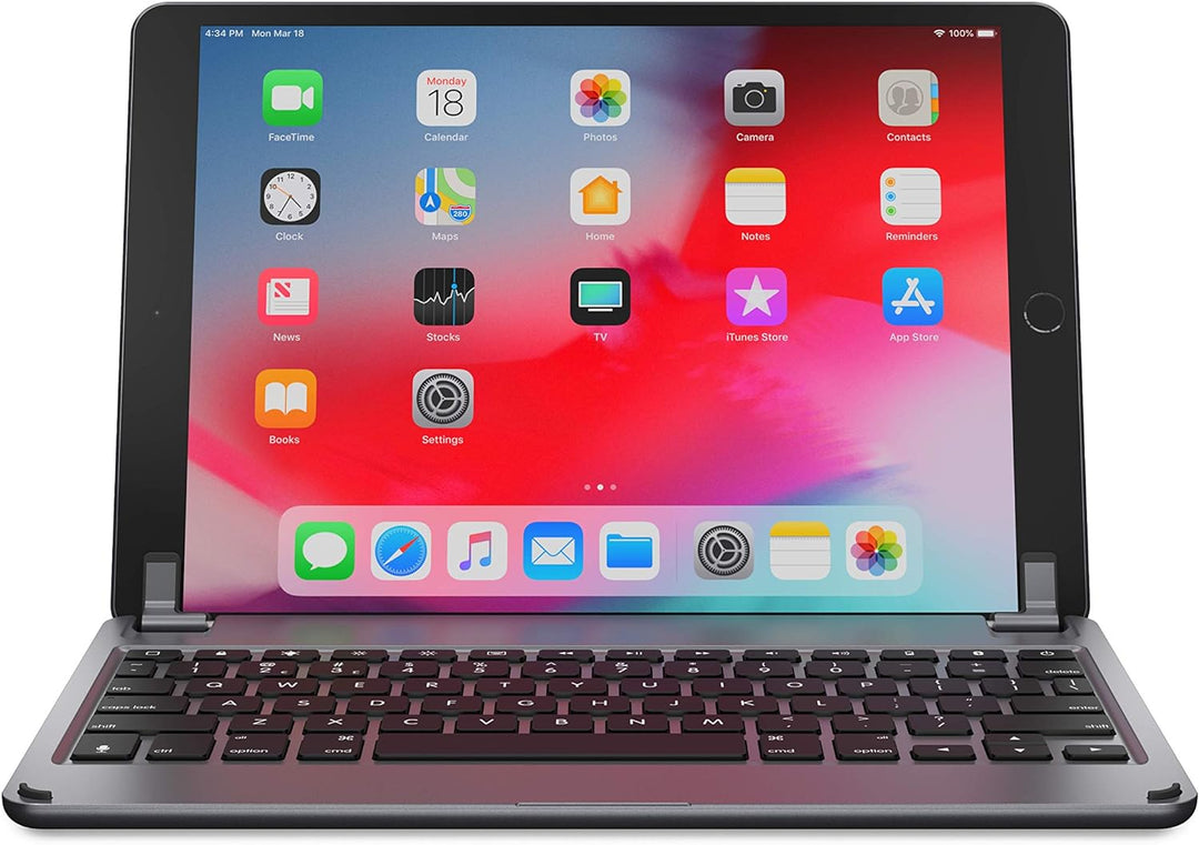 Brydge 10.5 Wireless German QWERTZ Keyboard Compatible with iPad Air (2019) and iPad Pro 10.5-inch,