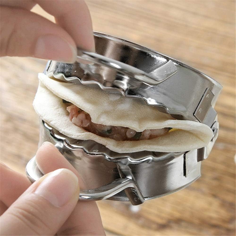 Hochwertigen Edelstahl Ravioli Ausstechformen, FantasyDay 3er Set Knödel-Hersteller Pierogie Ravioli