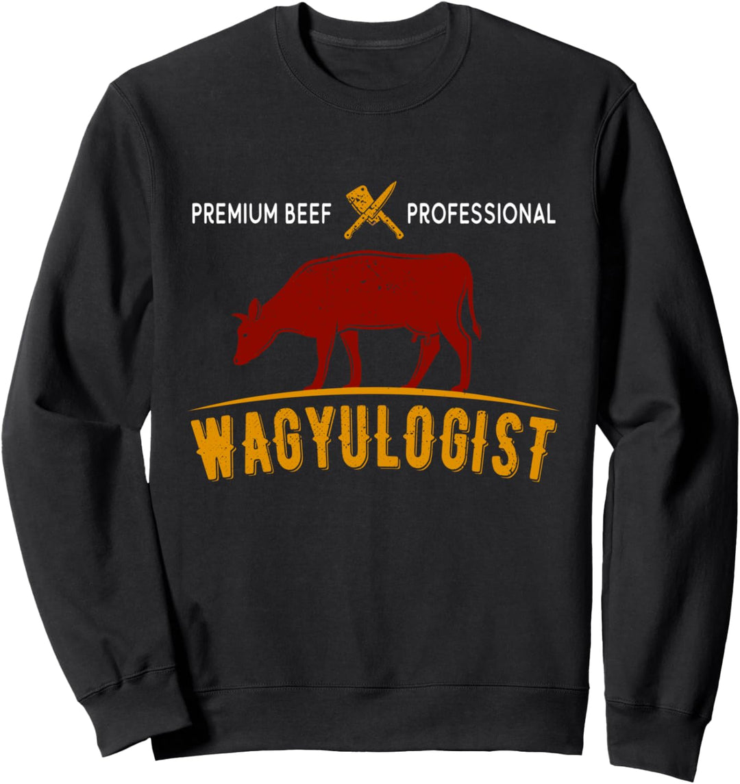 Wagyulogist Wagyu Rind BBQ Grillmeister Japan Steak Grillen Sweatshirt