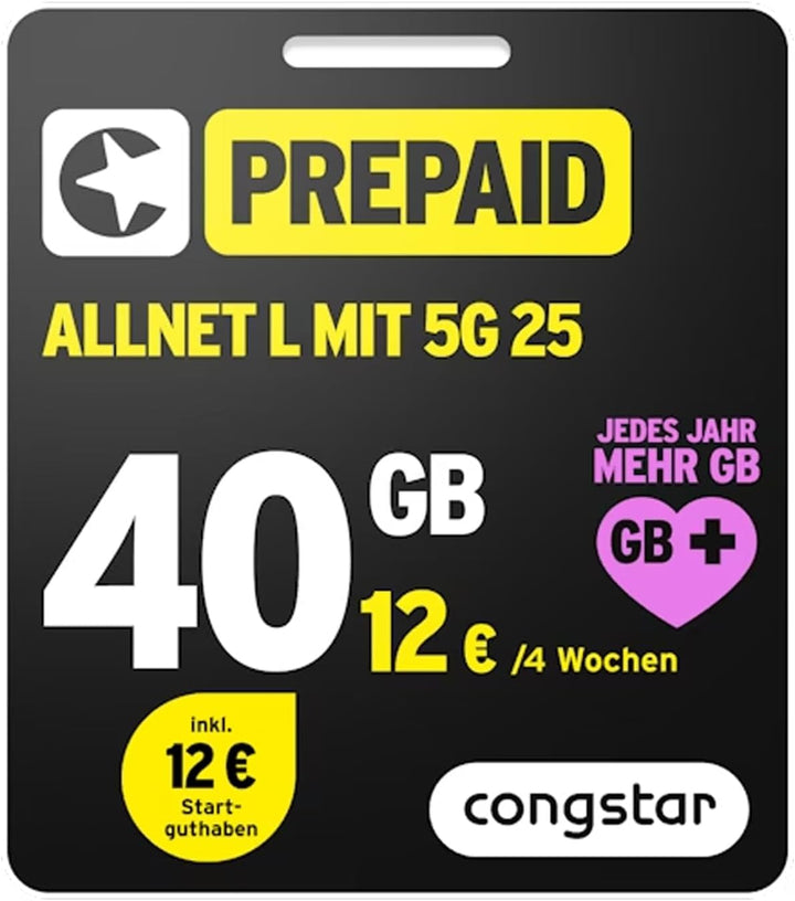 congstar Prepaid Bundle - Motorola Edge 50 Neo 12/512GB, grau Prepaid L