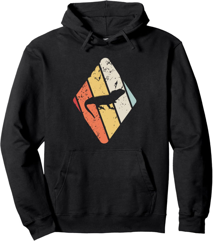 Vintage Retro Chinese Water Dragon Lizard Lover Grafik Pullover Hoodie
