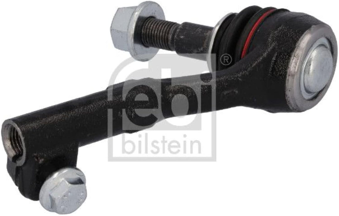 febi bilstein 27718 Spurstange mit Endstück und Sicherungsmutter , 1 Stück Vorderachse links, Vorder