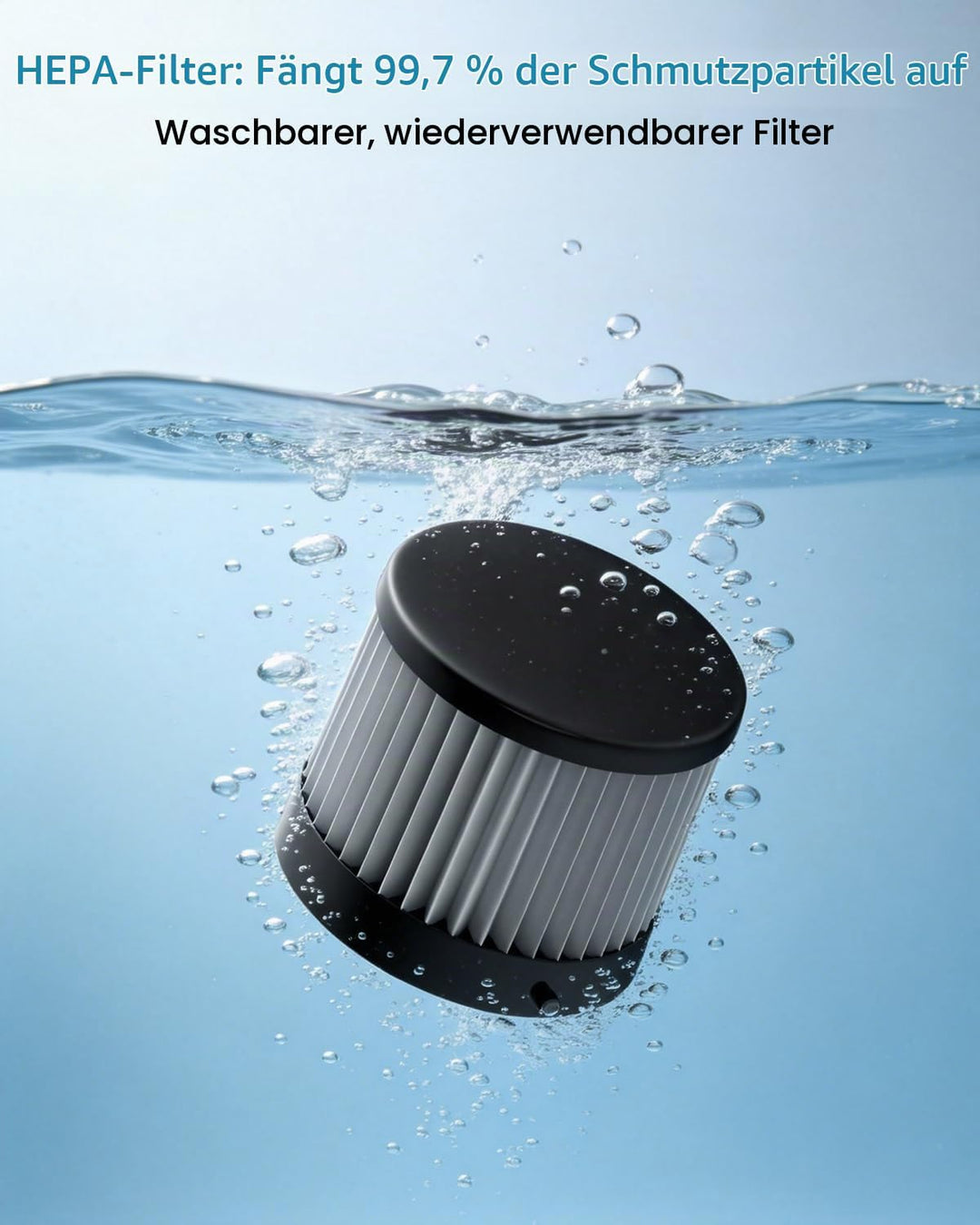 Akku Staubsauger Kompatibel mit Makita 18V, 16000Pa 4-in-1 Akku Handstaubsauger mit 2X 4.0Ah, 4 Bürs