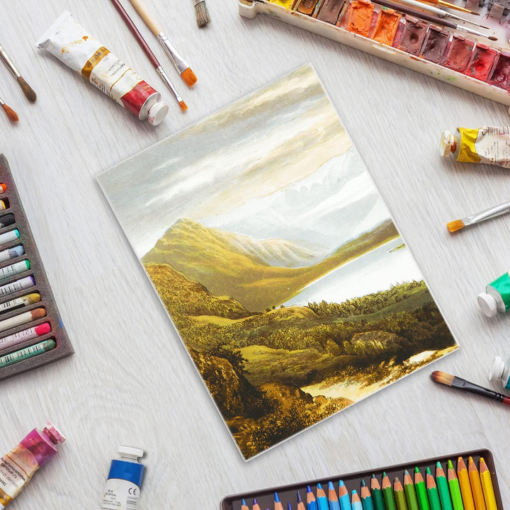 Belle Vous 14 Stk Leere Leinwände zum Bemalen – 30 x 40 cm – Bespannte Leinwand Rahmen – Leinwände f