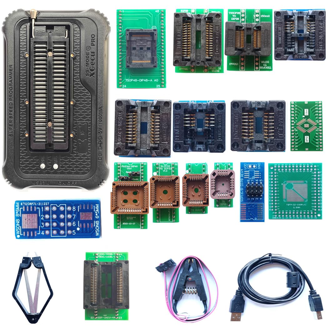 XGecu T56 Programmer 15 adapters xgecu t48 Programmer top Version ISP Support eprom ISP IC chip PIC/