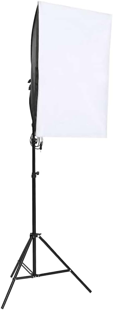 Fotostudio-Set mit Beleuchtung und Hintergrund für professionelle Produktfotografie und Porträts, fl