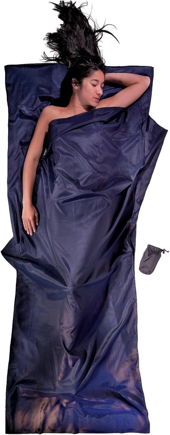 Cocoon Seiden-Baumwollschlafsack Travel Sheet - Silk/Cotton - Natur Tuareg 86"x35", Tuareg 86"x35"