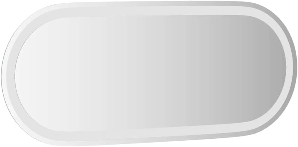 vidaXL LED Badspiegel, Spiegel für Badezimmer, Badezimmerspiegel Wandmontage mit 1 Haken, Wandspiege