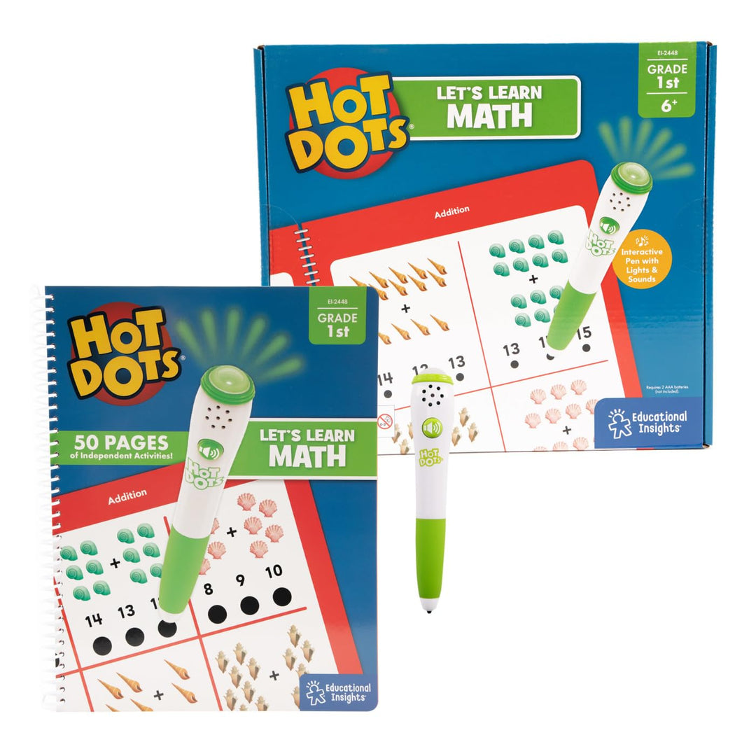 Learning Resources 2448 Hot Dots Wir wollen Mathematik Lernen, Grundschule, Aktivitätsbuch u. intera