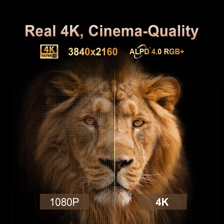 Formovie Theater Premium: Ultimate 4K Beamer Projektor | ALPD® 4.0 RGB+ Triple Laser 2800 ANSI Lumen