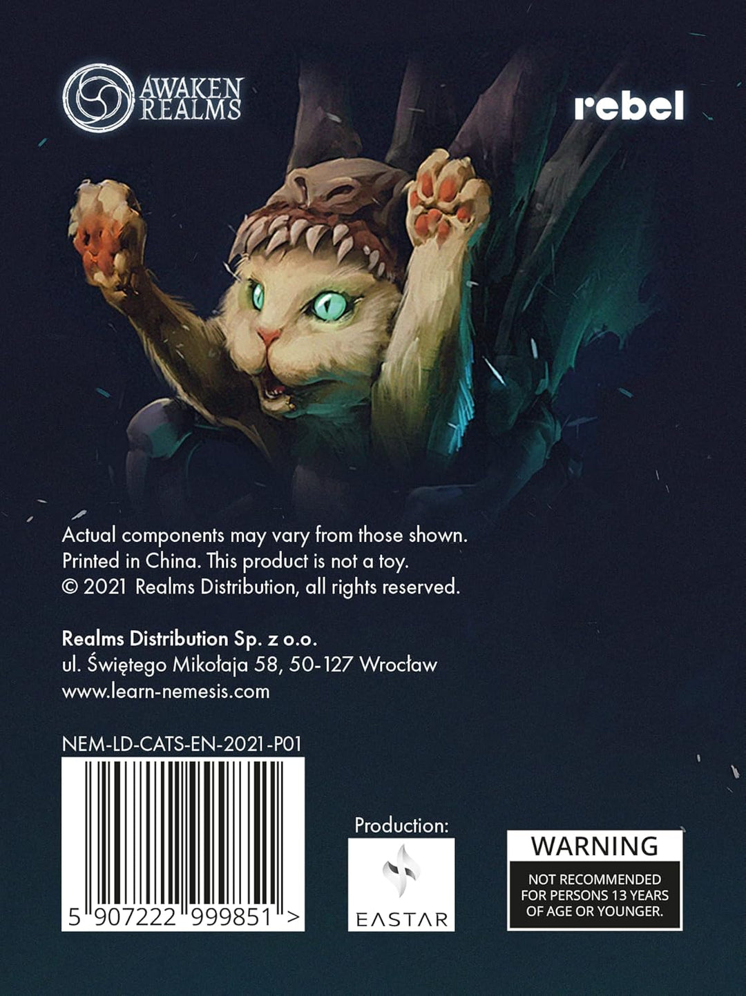 Awaken Realms, Nemesis: Lockdown – New Cats, Erweiterung, Expertenspiel, Dungeon Crawler, 1-5 Spiele