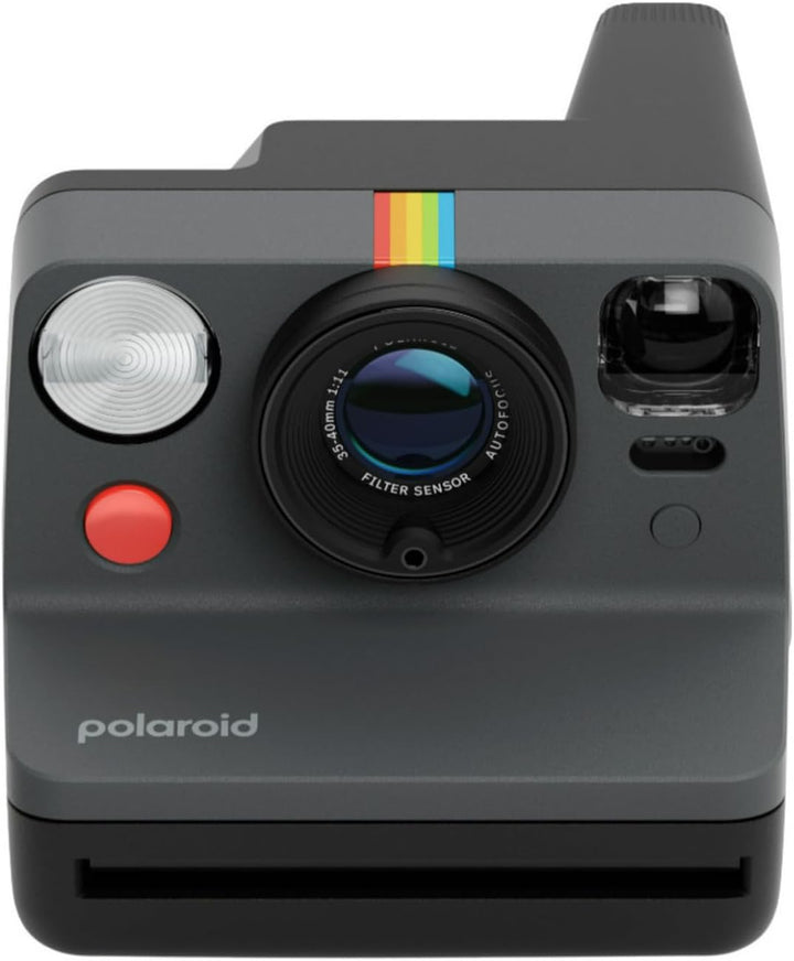 Polaroid Now Gen 3 Sofortbildkamera schwarz + Color Film Pack (8 Photos)