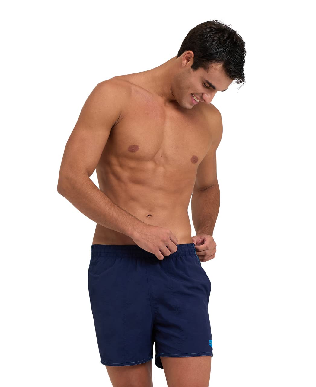 ARENA Herren Bywayx R Swim Trunks M Navy-turquoise, M Navy-turquoise