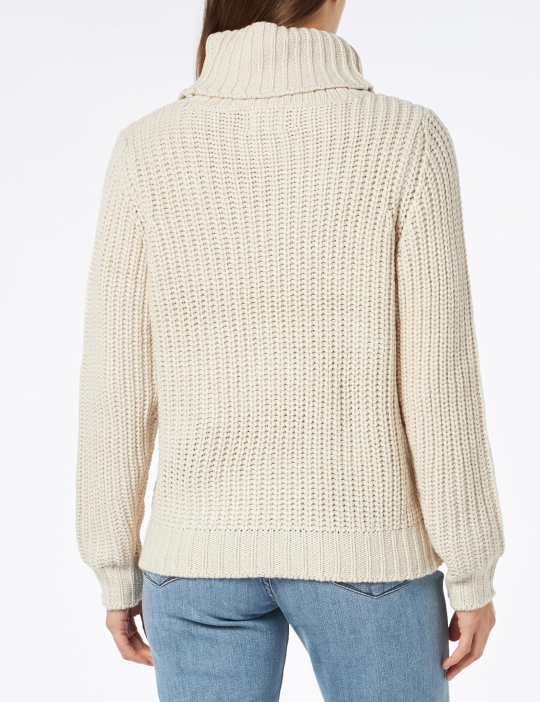 Blue Seven Damen Rollkragenpullover Pullover 36 Kiesel, 36 Kiesel