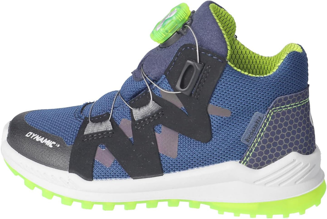 RICOSTA Jungen Stiefel Runner,Kinder Boots,lose Einlage,RicostaTEX,BOA 31 EU Jeans, 31 EU Jeans