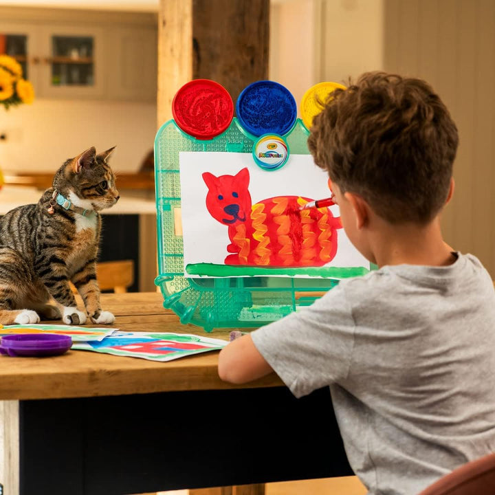 CRAYOLA Malstation: Tischstaffelei | auslaufsicheres Malset | ideal für Kinder ab 3 Jahren