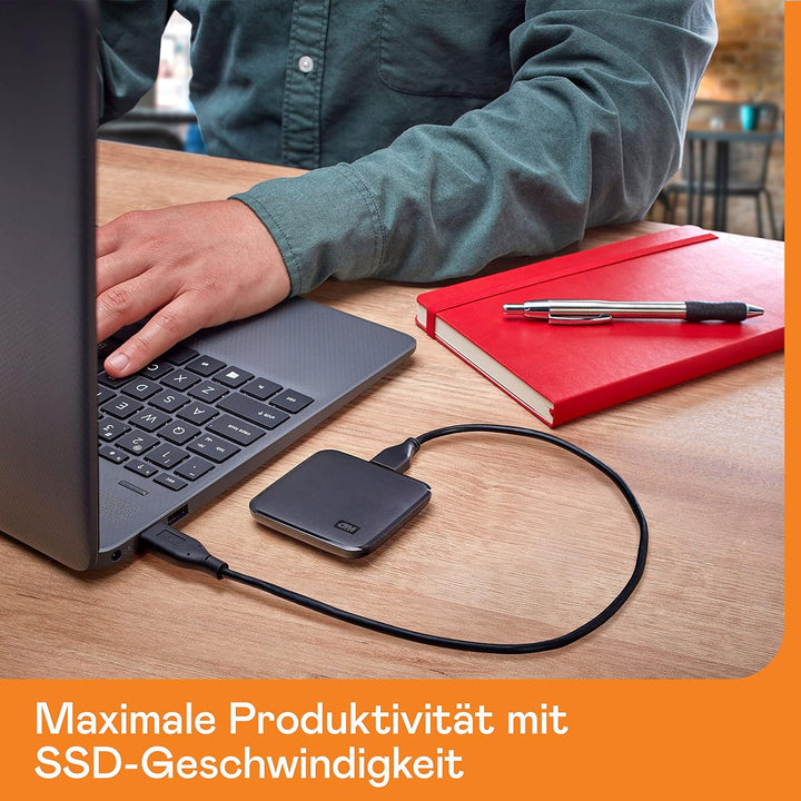 WD Elements™ SE SSD externe SSD 1 TB (USB 3.0-Schnittstelle, Plug-and-Play, 400 MB/s Lesegeschwindig