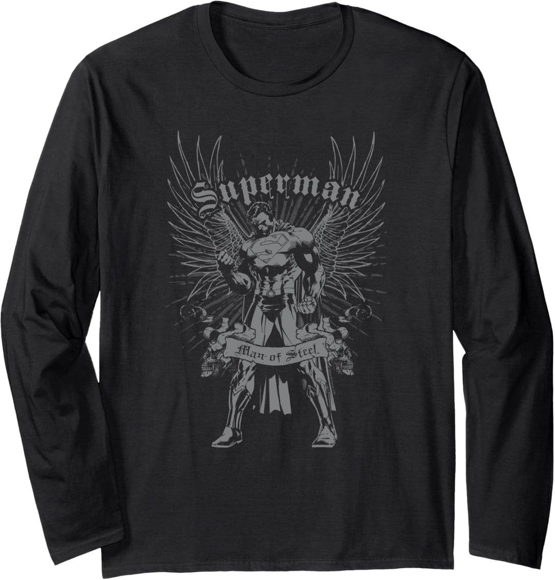Superman Steel Langarmshirt