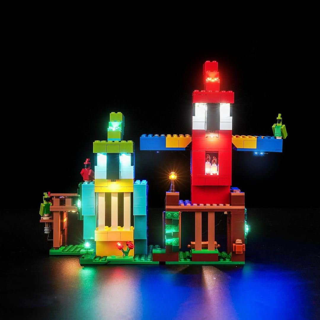 Led Licht Set Kompatibel mit Lego The Parrot Houses 21282 (Kein Modell), Dekorationsbeleuchtungsset