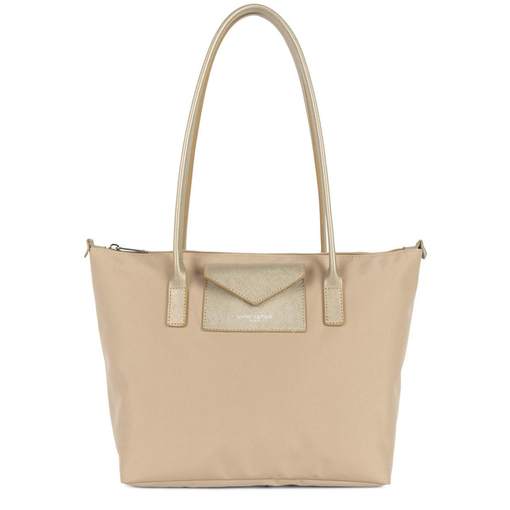 Lancaster Unisex Smart KBA Stofftasche Beige, Beige