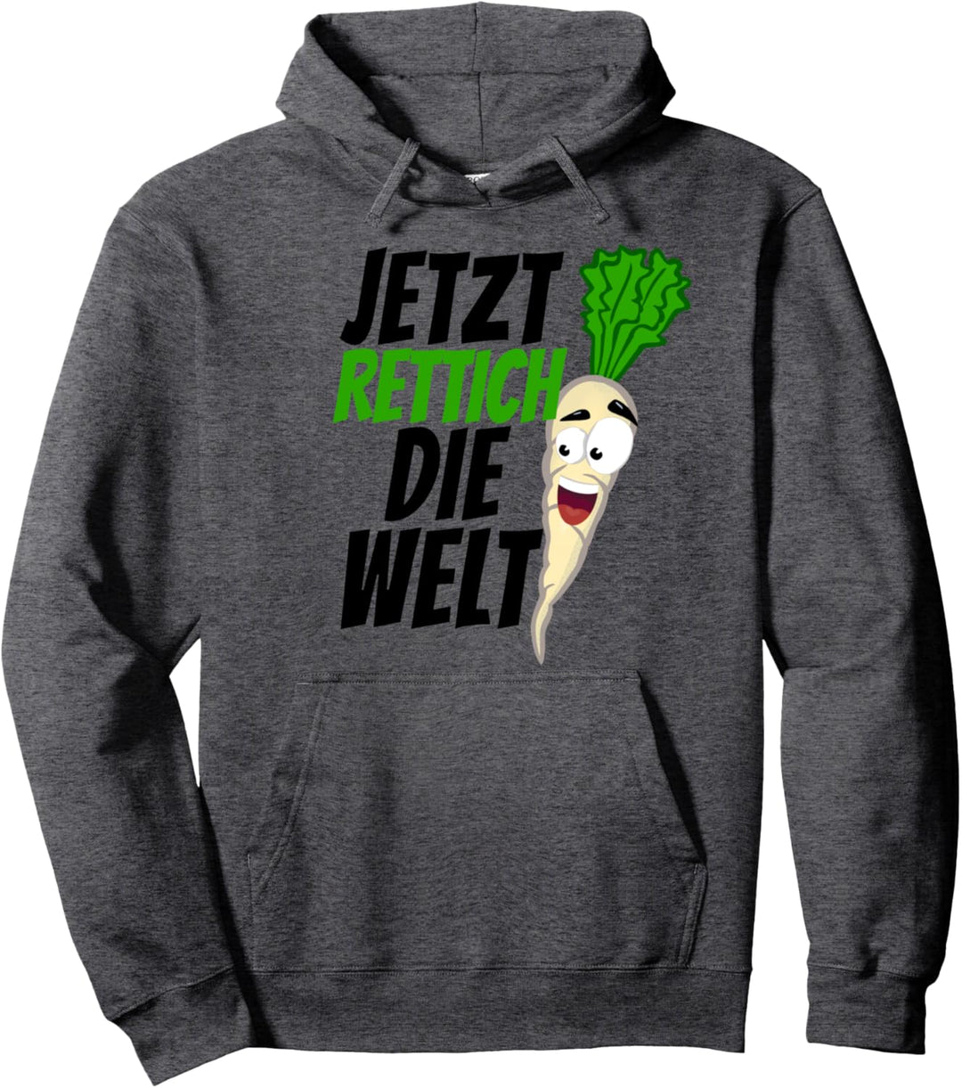 Jetzt Rettich Die Welt Vegan Vegetarisch Klimaschutz Gemüse Pullover Hoodie