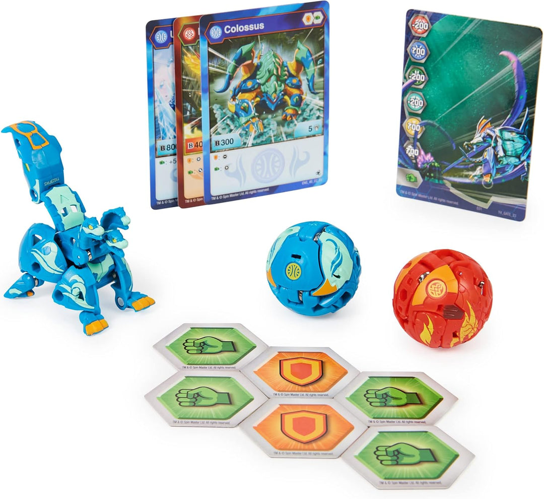BAKUGAN 'Evolutions' Starter Pack mit 3 Bälle (Ultra Aquos Howlkor, Basic Pyrus Pegatrix, Basic Aquo