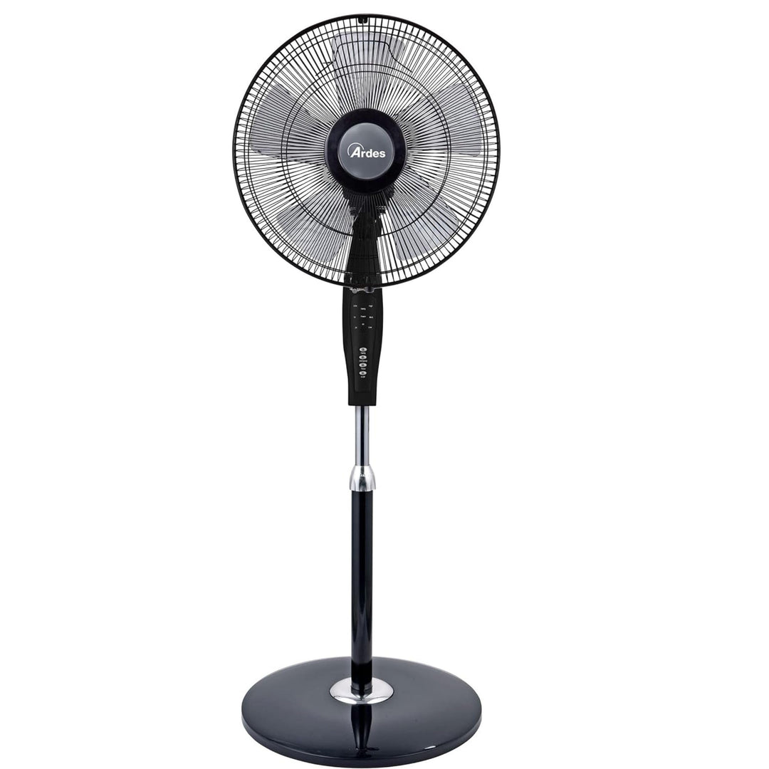 ARDES - AR5S40PBR Standventilator, mit Fernbedienung und Timer, leise und leistungsstark, 5 Flügel,
