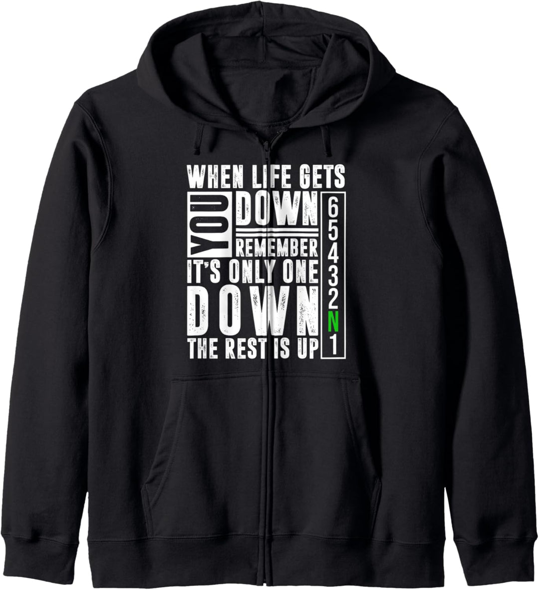 Motorbike Motorcycle Bekleidung When Life Gets You Down Kapuzenjacke