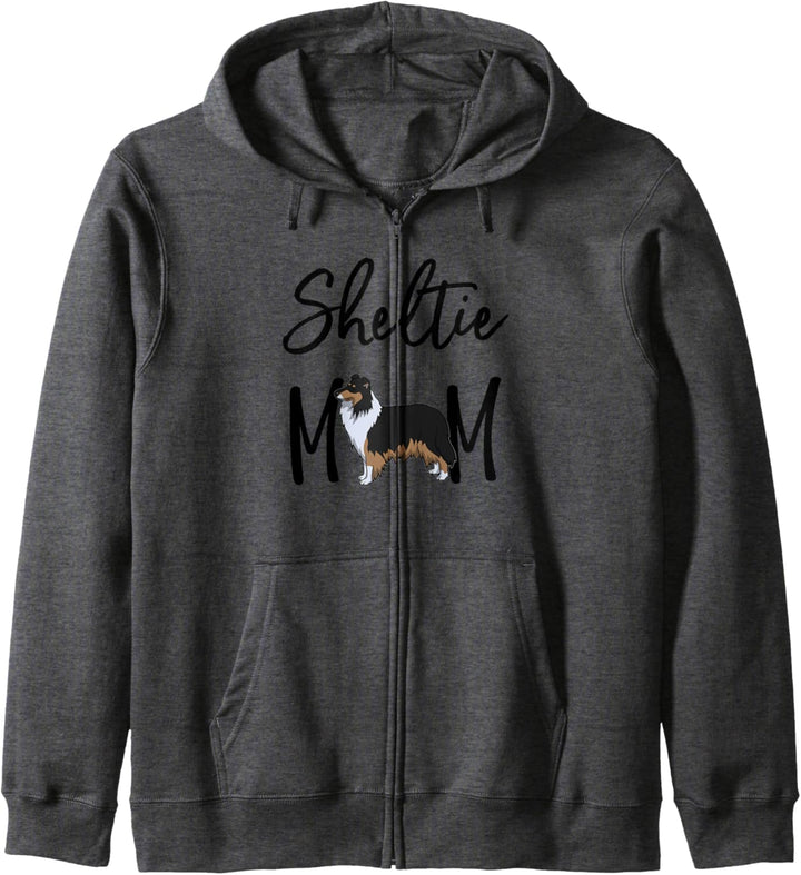 Sheltie Shelties Dreifarbig Sheltie Mom Kapuzenjacke