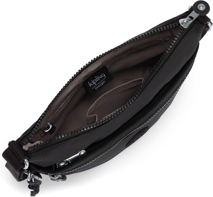 Kipling Damen Arto Crossbody, Schwarz (Black), 25x21x3 centimeters (B x H T) EU Black Noir, Black No