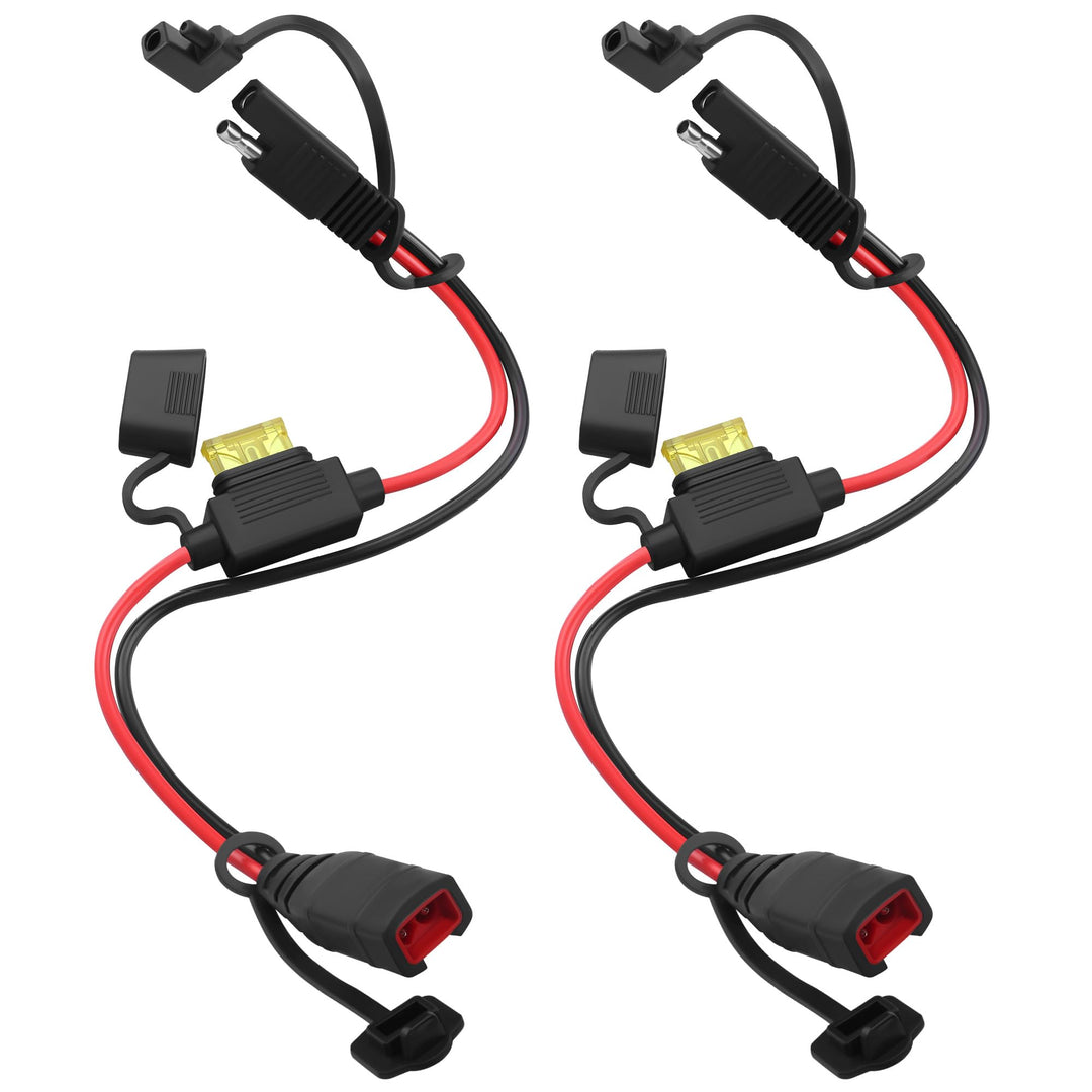 SAE-Verlängerungskabel,Akku-Ladegerät,SAE-Kabel für Genius Smart Ladegeräte,20A Sicherung,wasserdich