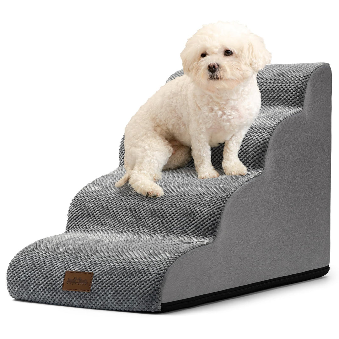 Hundetreppe für Kleine Hunde 50cm, Haustiertreppe für Bett aus Hochdichtem Schwamm, Hunde Treppe Hun