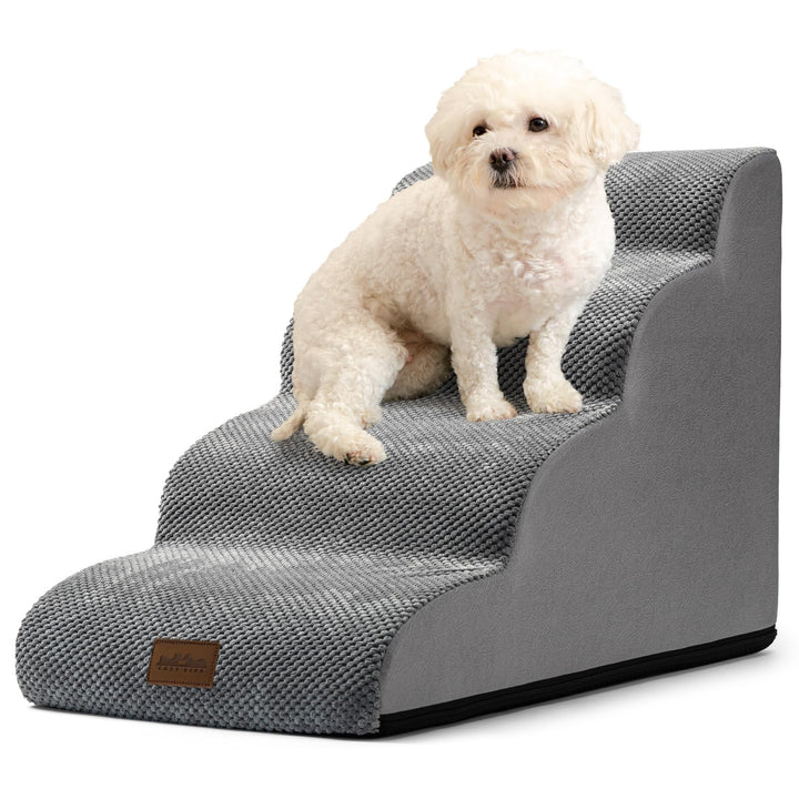 Hundetreppe für Kleine Hunde 50cm, Haustiertreppe für Bett aus Hochdichtem Schwamm, Hunde Treppe Hun