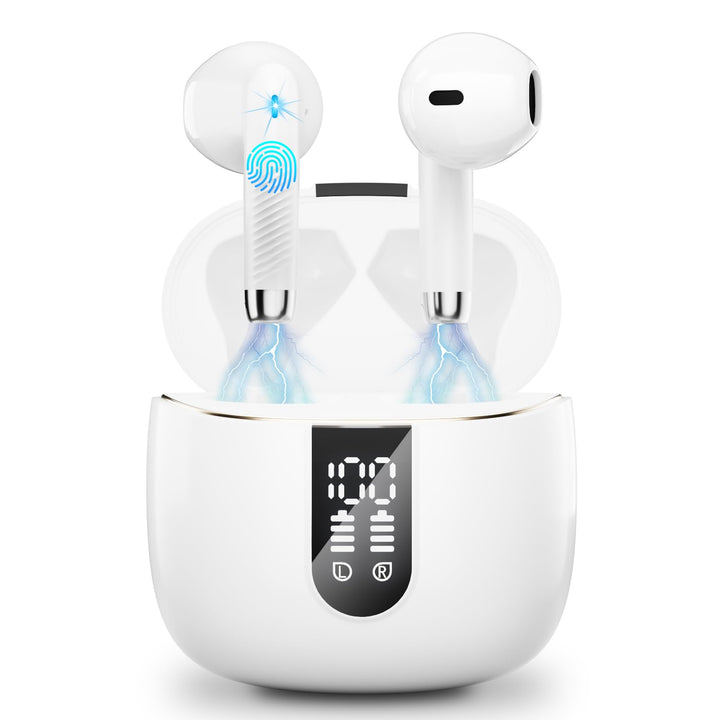 Bluetooth Kopfhörer, In Ear Kopfhörer Bluetooth 5.3 mit 40H Tiefer Bass, 2024 Neue Kabellose Kopfhör