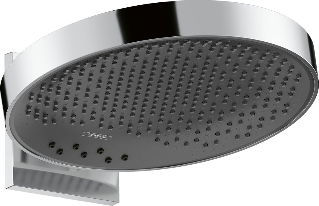 hansgrohe Duschkopf Regendusche Rainfinity (360mm, rund, 3 Strahlarten, Wandmontage) chrom